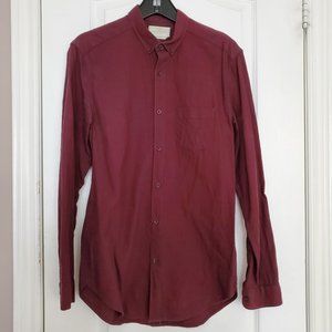 UO Burgundy Men's Dress Shirt